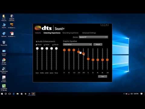 enable dts sound windows 10